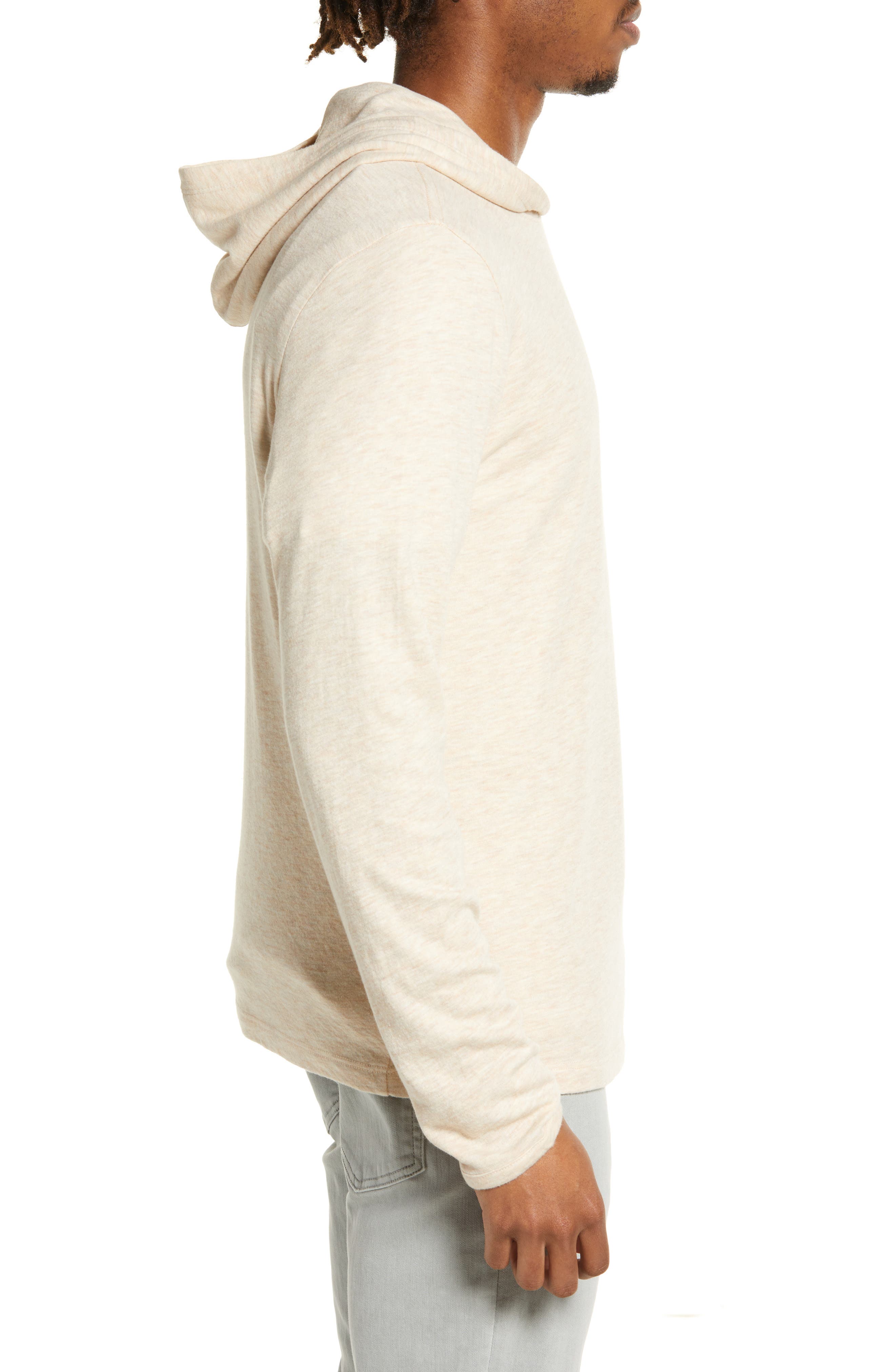 Treasure \u0026 Bond Double Knit Hoodie in Tan Nantucket Heather at Nordstrom, Size XXX-Large