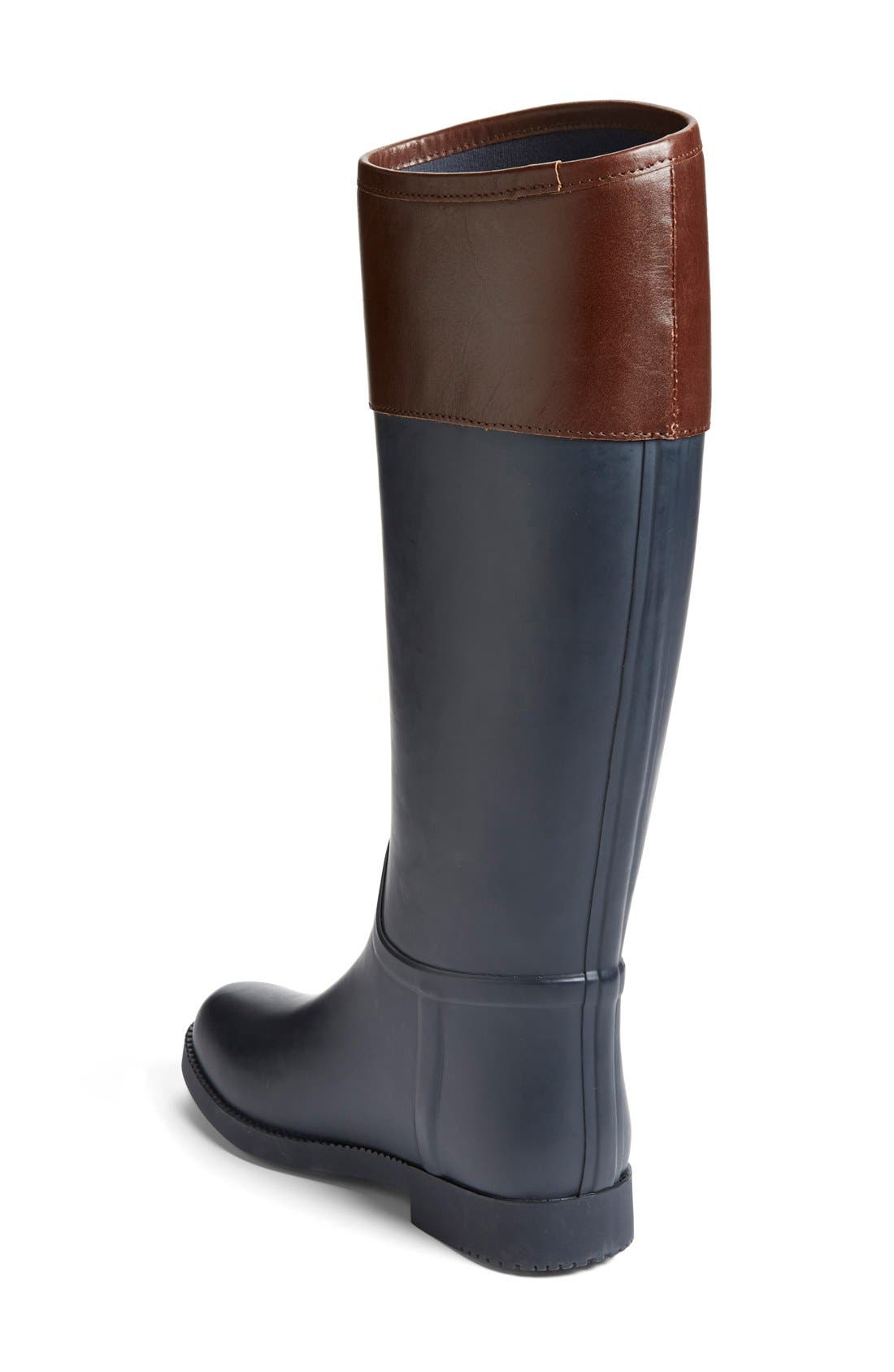 tory burch diana rain boots