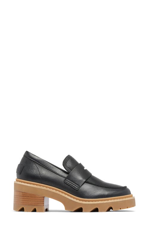 Sorel Joan Now City Loafer In Black/gum