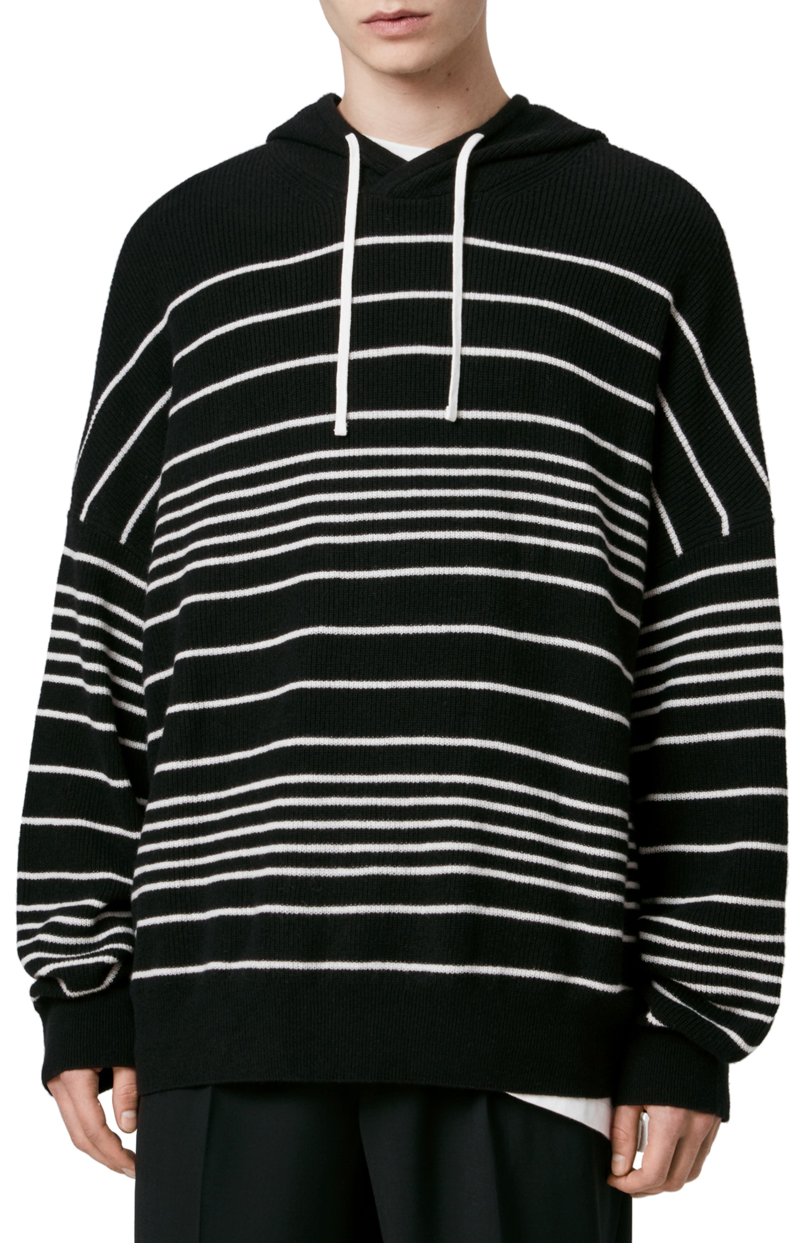 hooded wool jumper