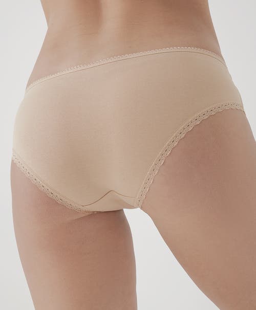 Pact Organic Lace Cheeky Hipster 3-pack In Beloved Basics