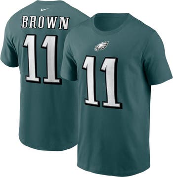 Nike Men's Nike A.J. Brown Midnight Green Philadelphia Eagles Player Name &  Number T-Shirt