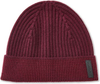 Bruno Magli Cashmere Rib Beanie Nordstrom