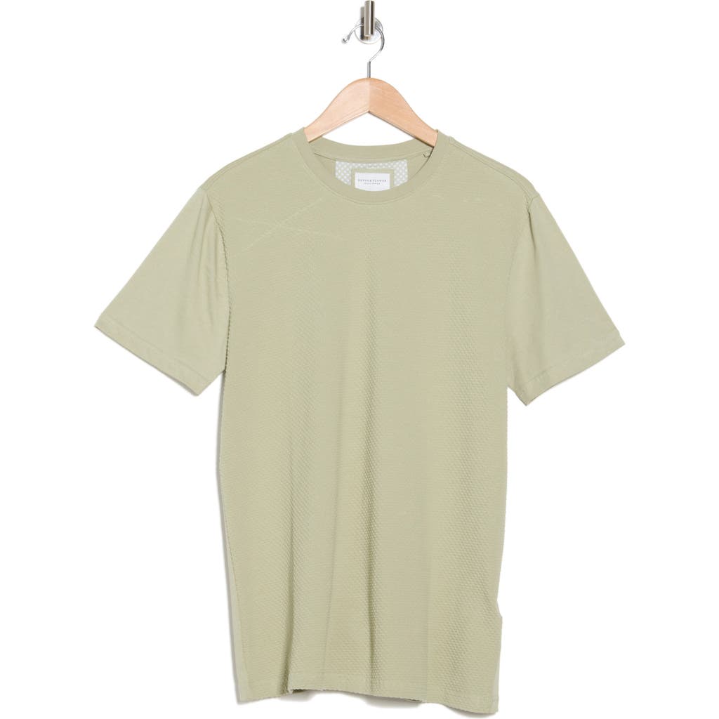 Shop Denim And Flower Sage Green Texture T-shirt