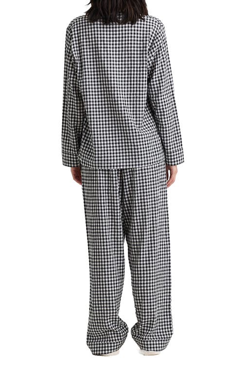 PAPINELLE PAPINELLE SEERSUCKER GINGHAM COTTON & LENZING™ ECOVERO™ VISCOSE PAJAMAS