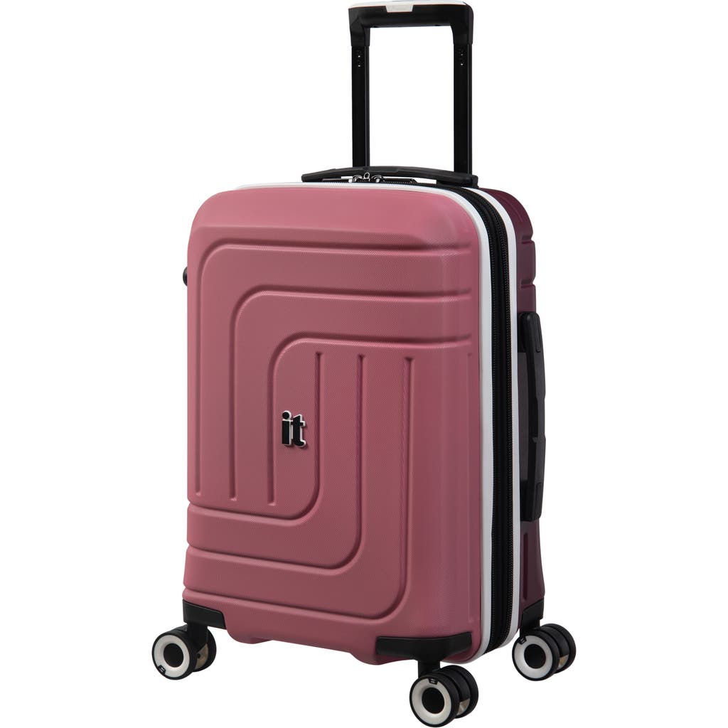 It Luggage Convolved Two-tone 19" Spinner Suitcase In Muted Pink/port