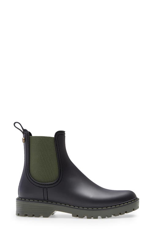 Shop Toni Pons Cavour Chelsea Boot In Black/khaki Rubber