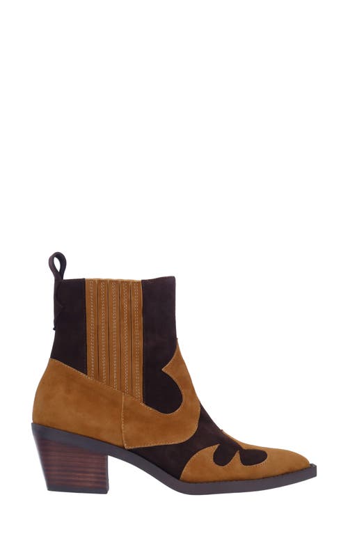 Shop L'amour Des Pieds Veona Chelsea Boot In Coffee/chocolate