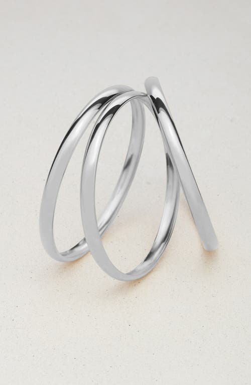 St. Moran Augustine Set Of 3 Bangles In Silver