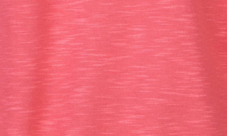 Tailorbyrd Contrast Trim Luxe Pique Polo In Coral