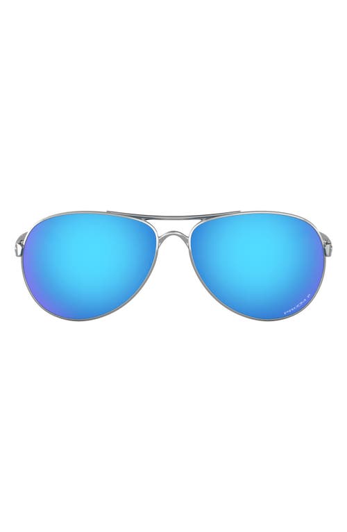 OAKLEY OAKLEY 59MM POLARIZED AVIATOR SUNGLASSES