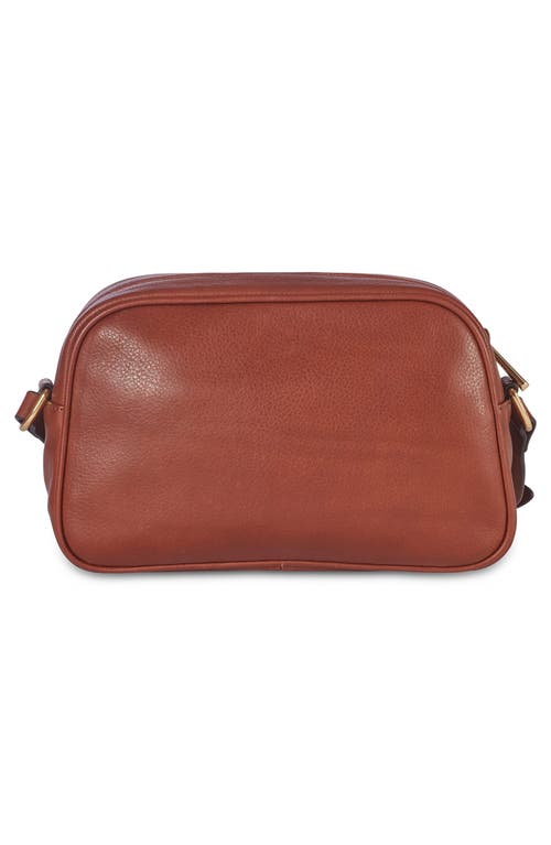 Shop Sam Edelman Loraine Leather Camera Bag In Brown