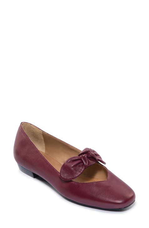 Burgundy color women's dress shoes hotsell