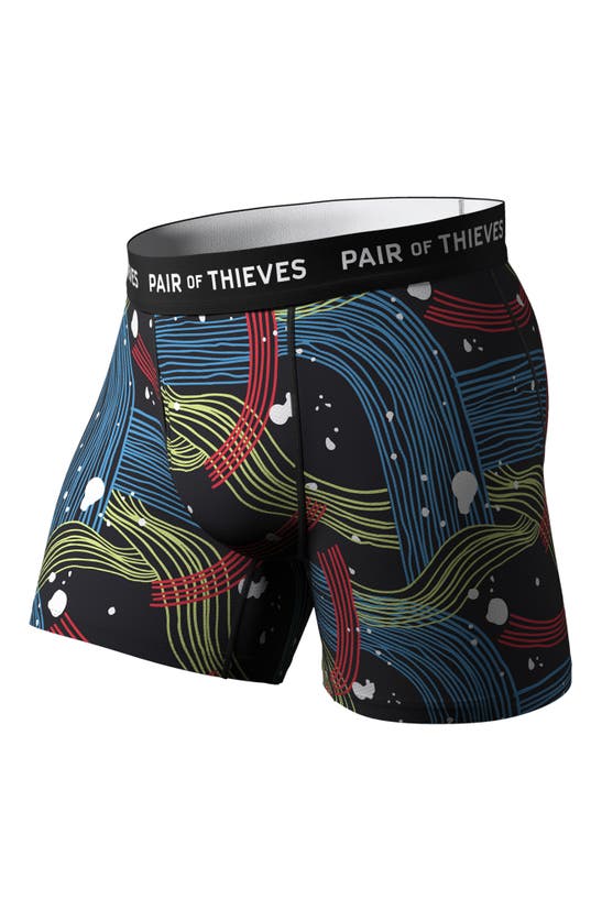 Shop Pair Of Thieves Pack Of 2 Superfit Boxer Briefs In Black/ Charcoal