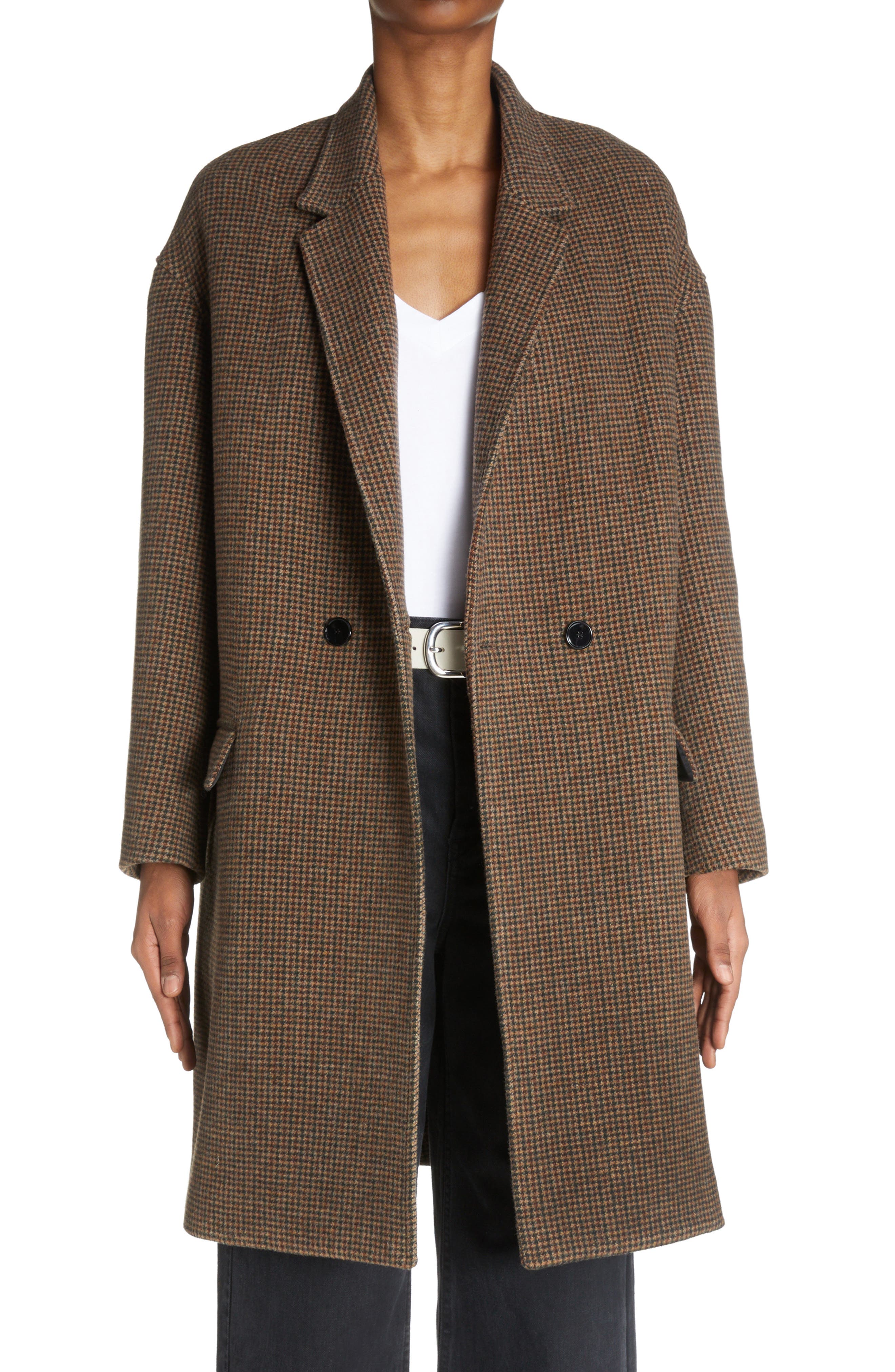 Womens Clothing Coats Short coats Étoile Isabel Marant Cotton Every Padded Oversized Coat in Brown Black 