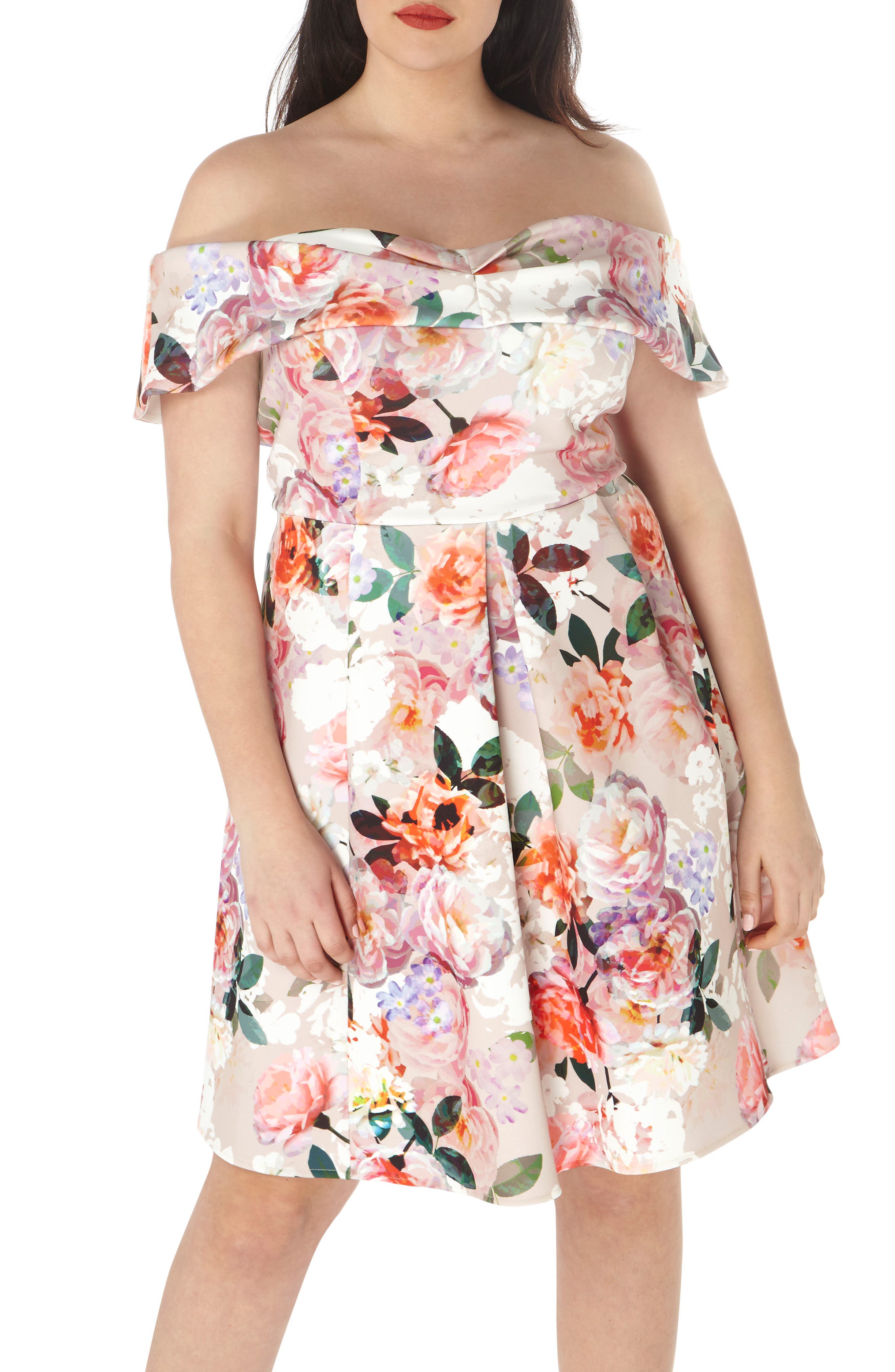 dorothy perkins off the shoulder dress