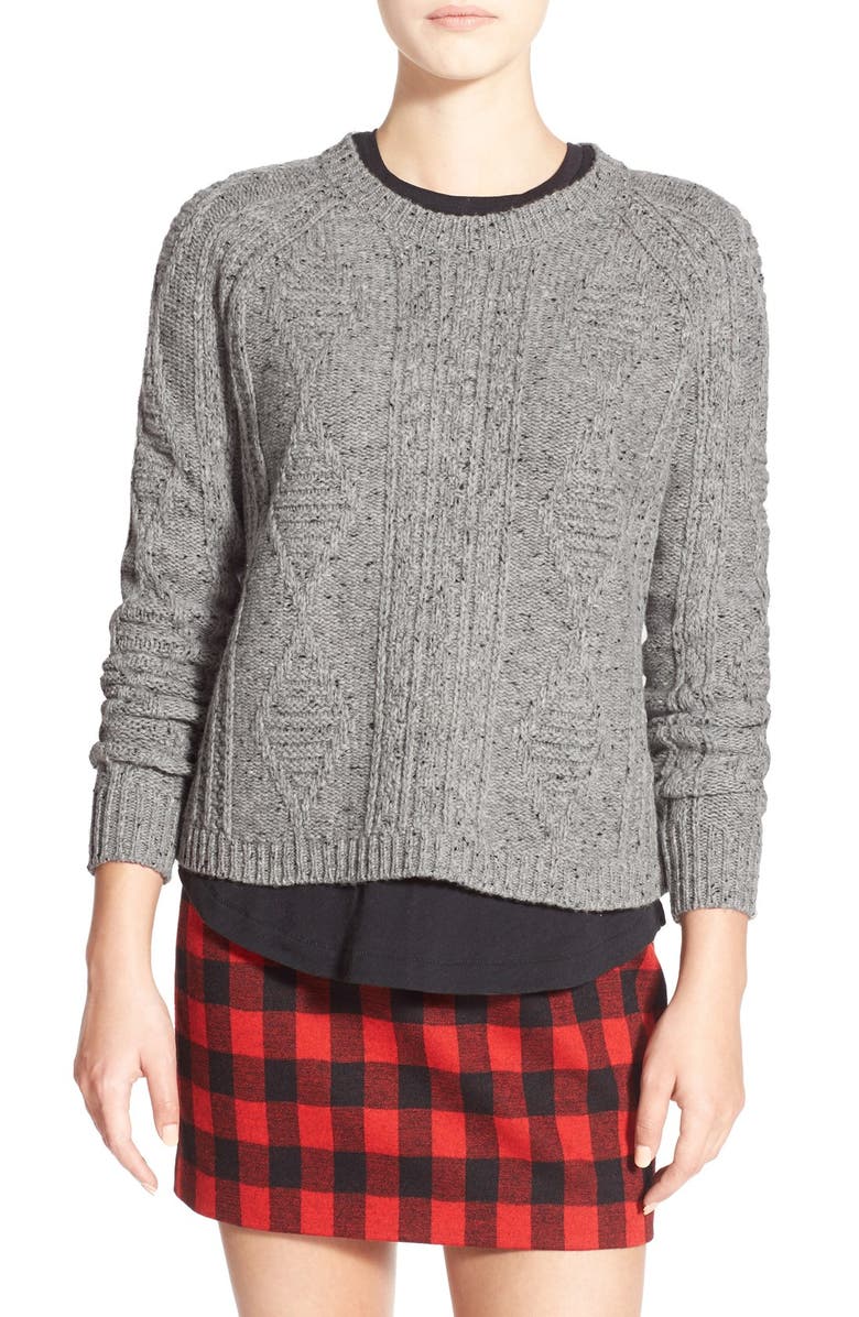 Madewell 'Palisade' Back Zip Sweater | Nordstrom