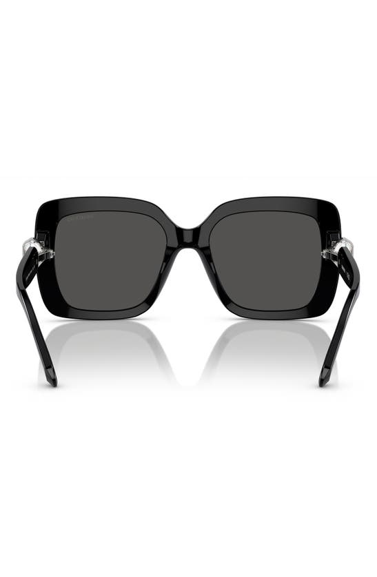 Swarovski Crystal-embellished Sunglasses In Black Grey