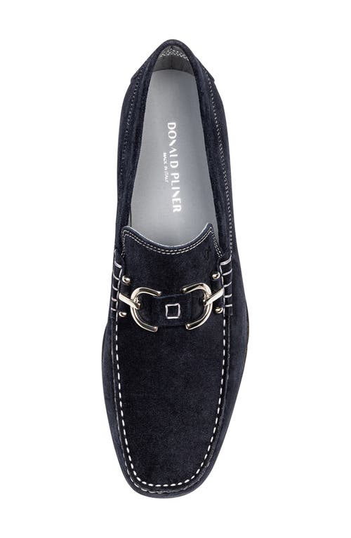 Shop Donald Pliner Dacio Bit Loafer In Navy