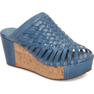 Chocolat Blu Walda Platform Wedge Sandal, Blue