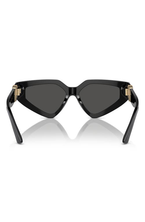 Dolce & Gabbana Dolce&gabbana 59mm Butterfly Sunglasses In Black