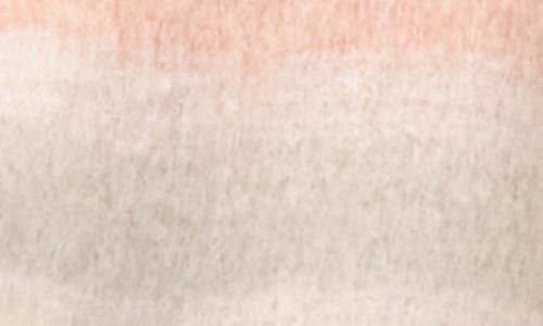 Marcus Adler Stripe Fringe Scarf In Blush