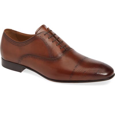 Boss Newport Medallion Toe Oxford, Brown
