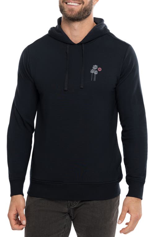 TravisMathew Dinner & A Movie Hoodie Sweatshirt Black at Nordstrom,