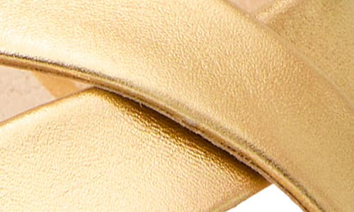 Jack Rogers Peri Ankle Strap Sandal In Gold