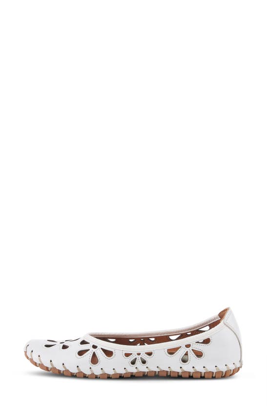 Shop Spring Step Rayely Flat In White