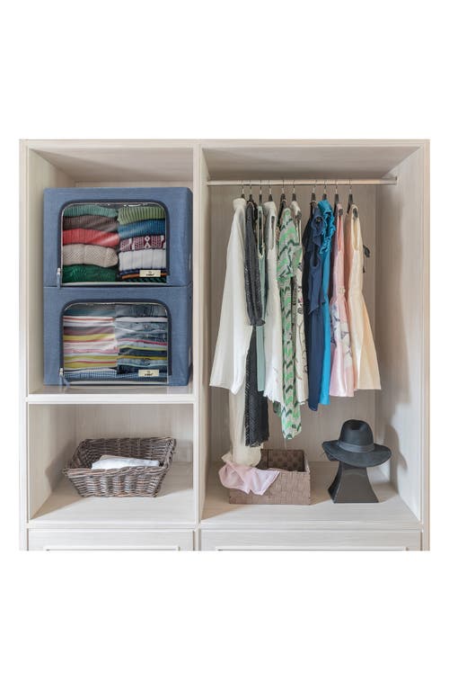 Sorbus 4-pack Foldable Storage Boxes In Blue