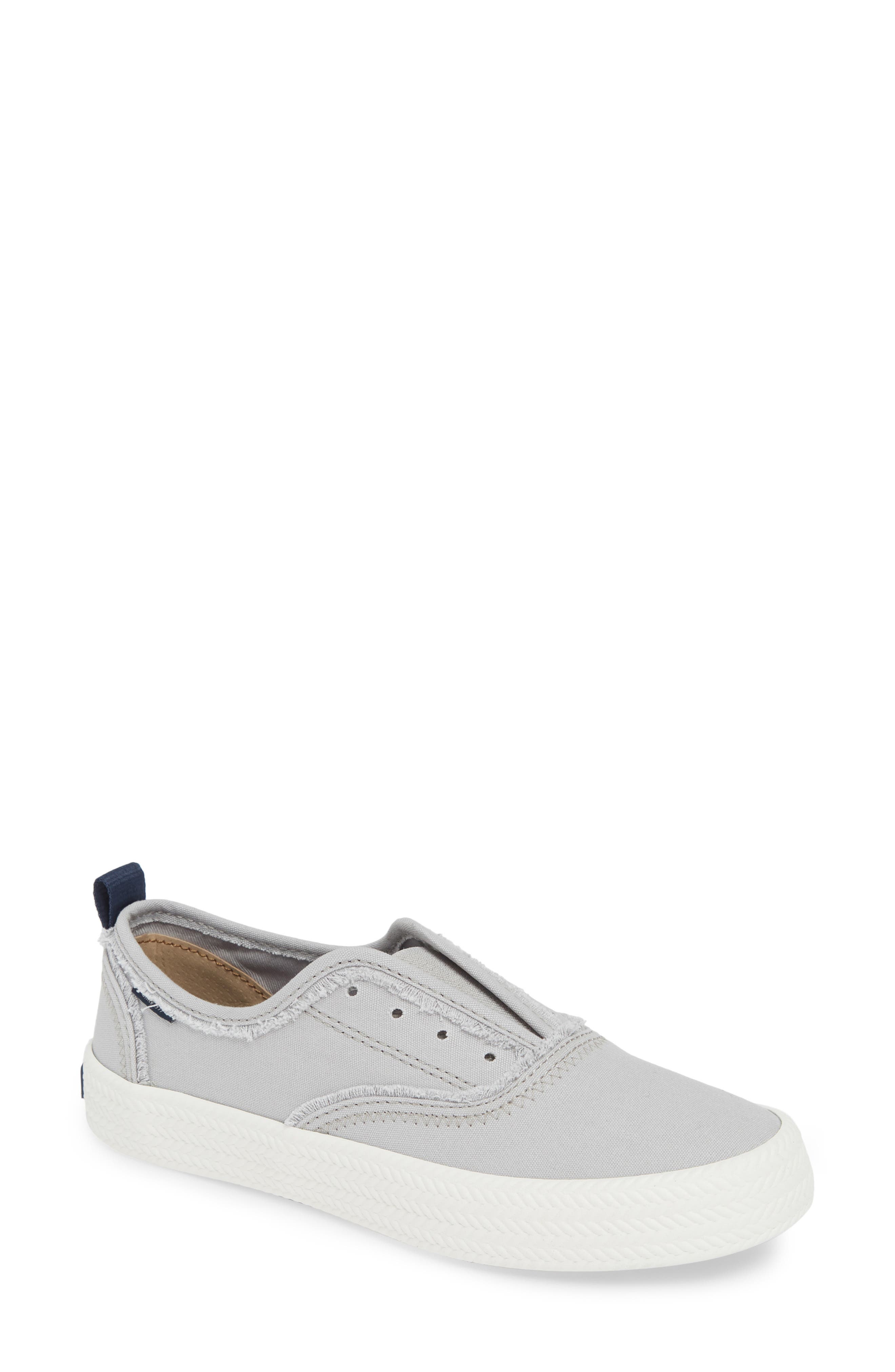 Sperry Crest Rope Laceless Sneaker, Grey