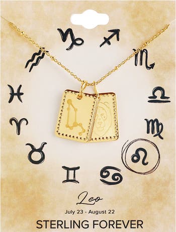 Sterling forever zodiac necklace deals