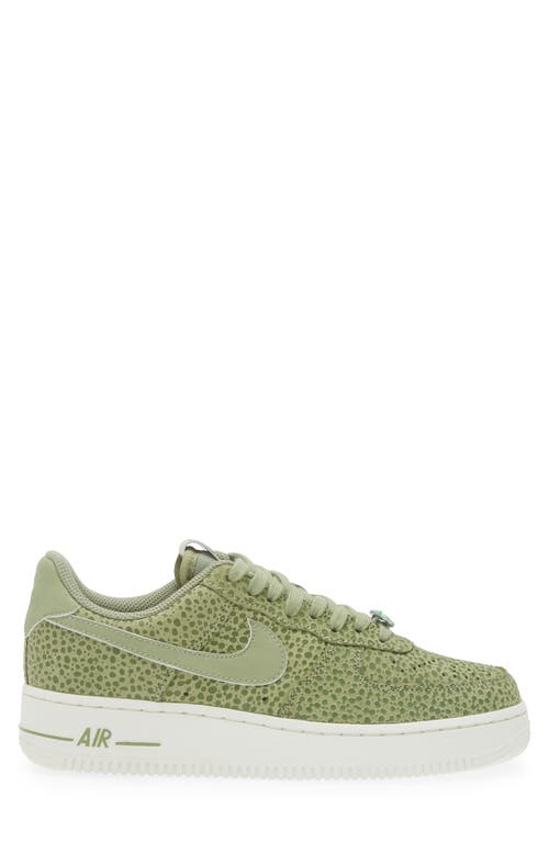 Shop Nike Air Force 1 Low Safari Basketball Sneaker In Sesame/oil Green/light Bone