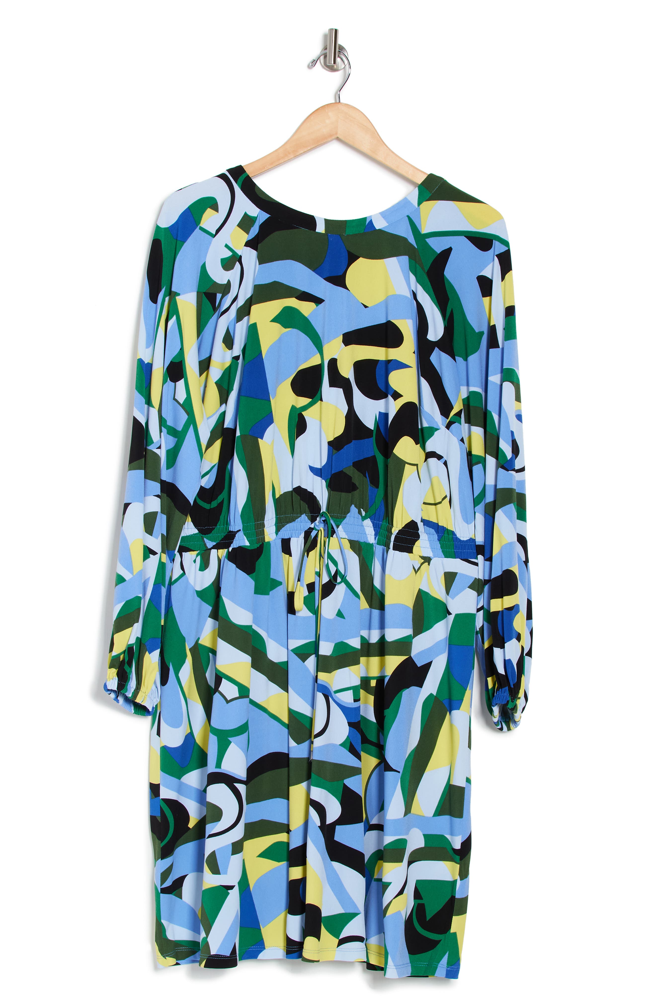 Donna Morgan Abstract Drawstring Waist 