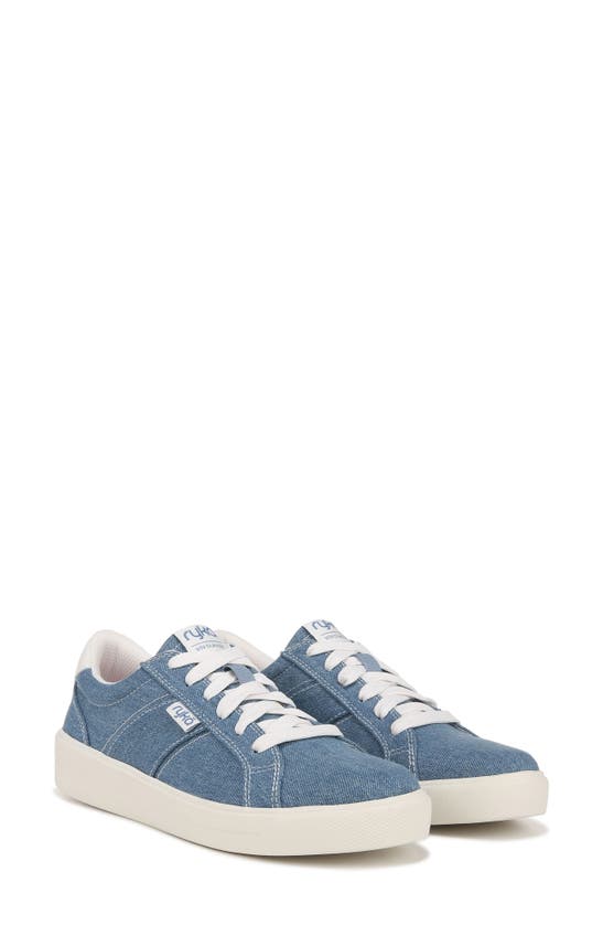 Ryka Viv Classic Low Top Sneaker In Blue Denim