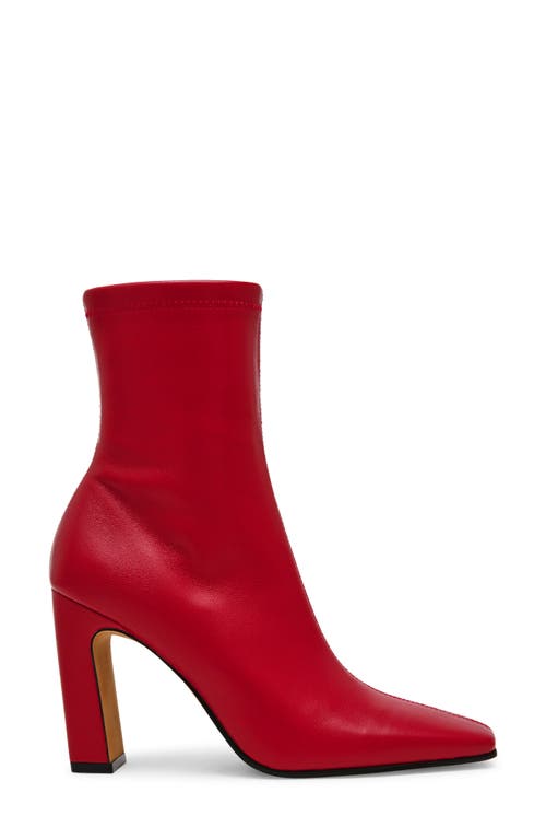 Shop Steve Madden Vinka Bootie In Dark Red