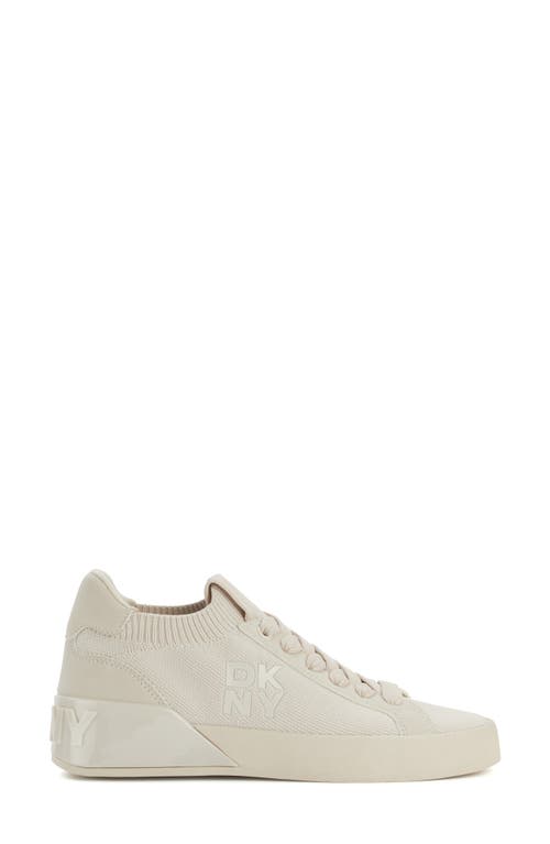 Dkny Mallory Knit Sneaker In Soft White