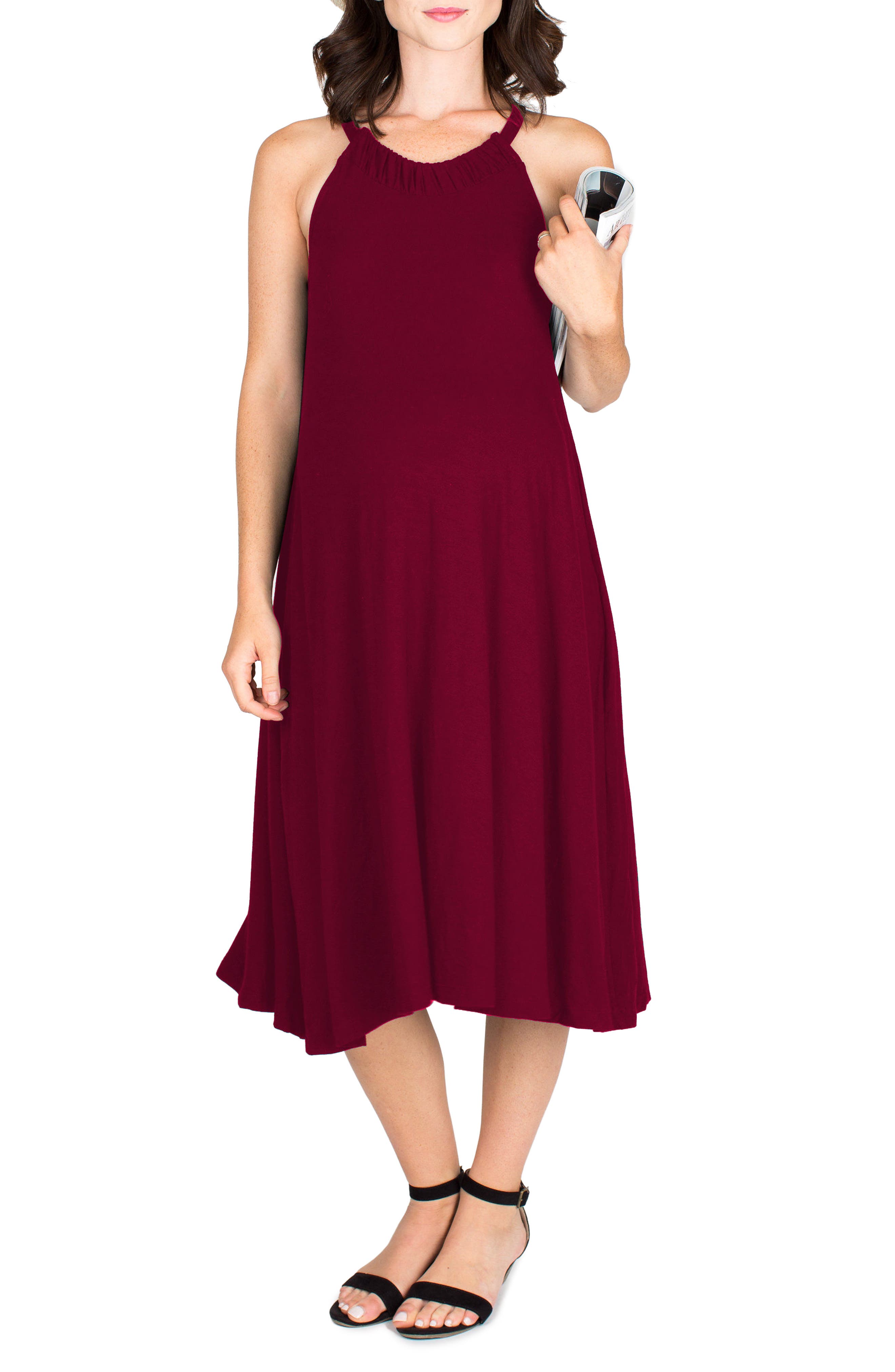 Nom Maternity Andrea Maternity Midi Dress