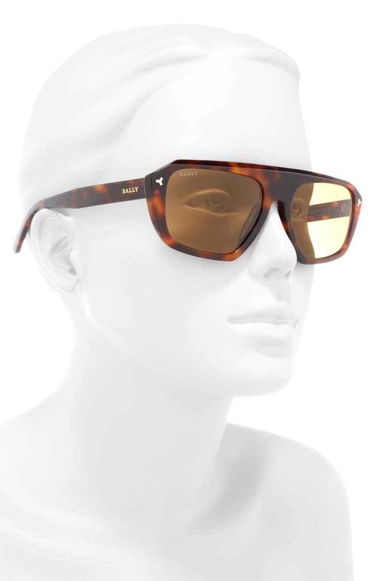 Bally 58mm Geometric Sunglasses | Nordstromrack