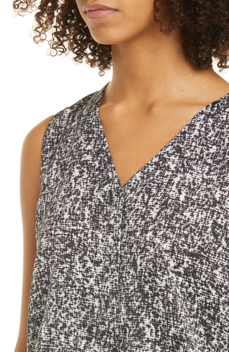 Eileen Fisher Silk & Organic Cotton Sleeveless Top, Alternate, color, 