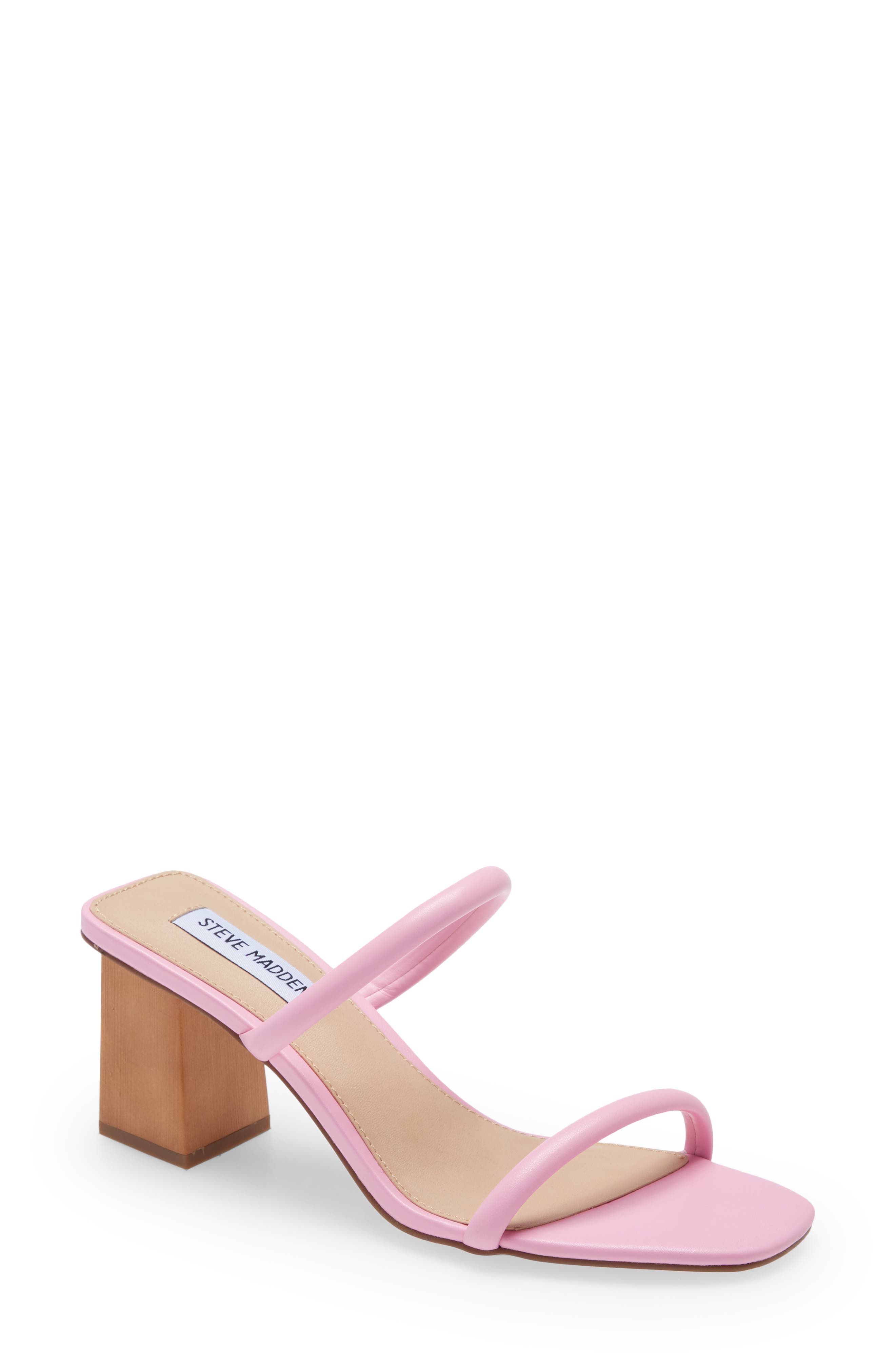 pink sandals high heels