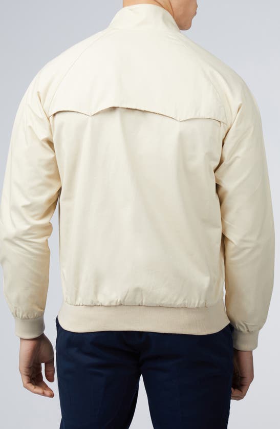 Shop Ben Sherman Signature Harrington Jacket In Cream