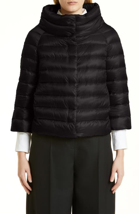 Lianlive Cropped Puffer Jacket Womens Zip Up Black Crop Puffy Winter Coats  (Blue-XS) at  Women's Coats Shop