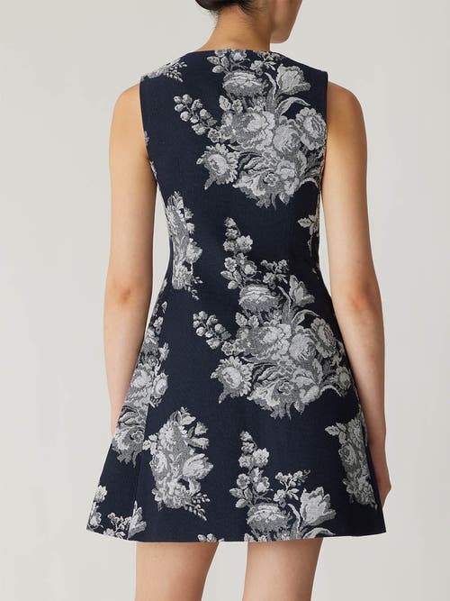 REBECCA TAYLOR REBECCA TAYLOR VENICE TOILE JACQUARD DOUBLE BREASTED MINI DRESS