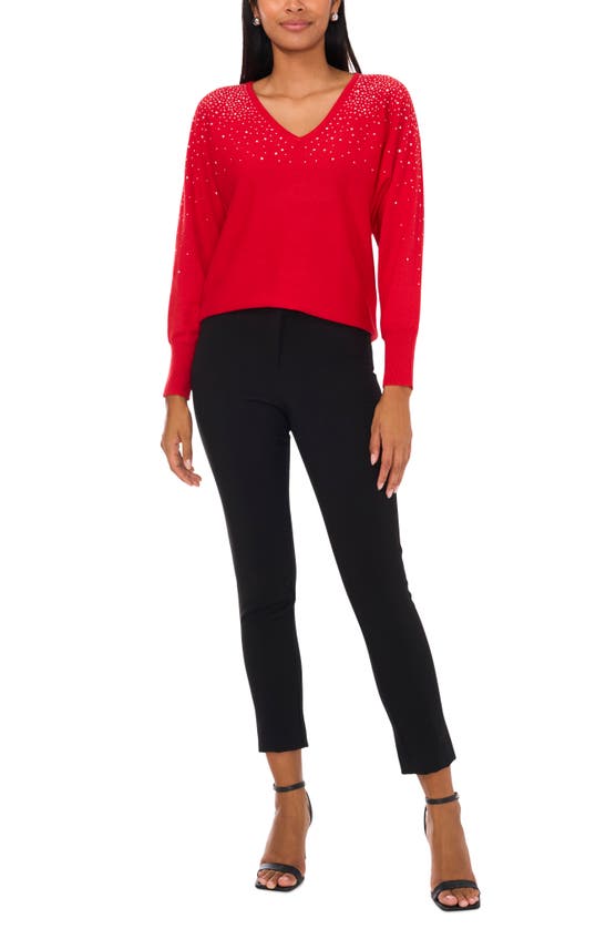 CHAUS CHAUS BLING V-NECK SWEATER