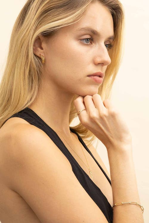 Oradina 14k Gold Goddess Stackable Ring In Yellow Gold