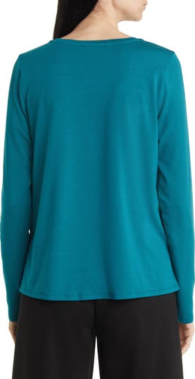 Long Sleeve V-Neck Top