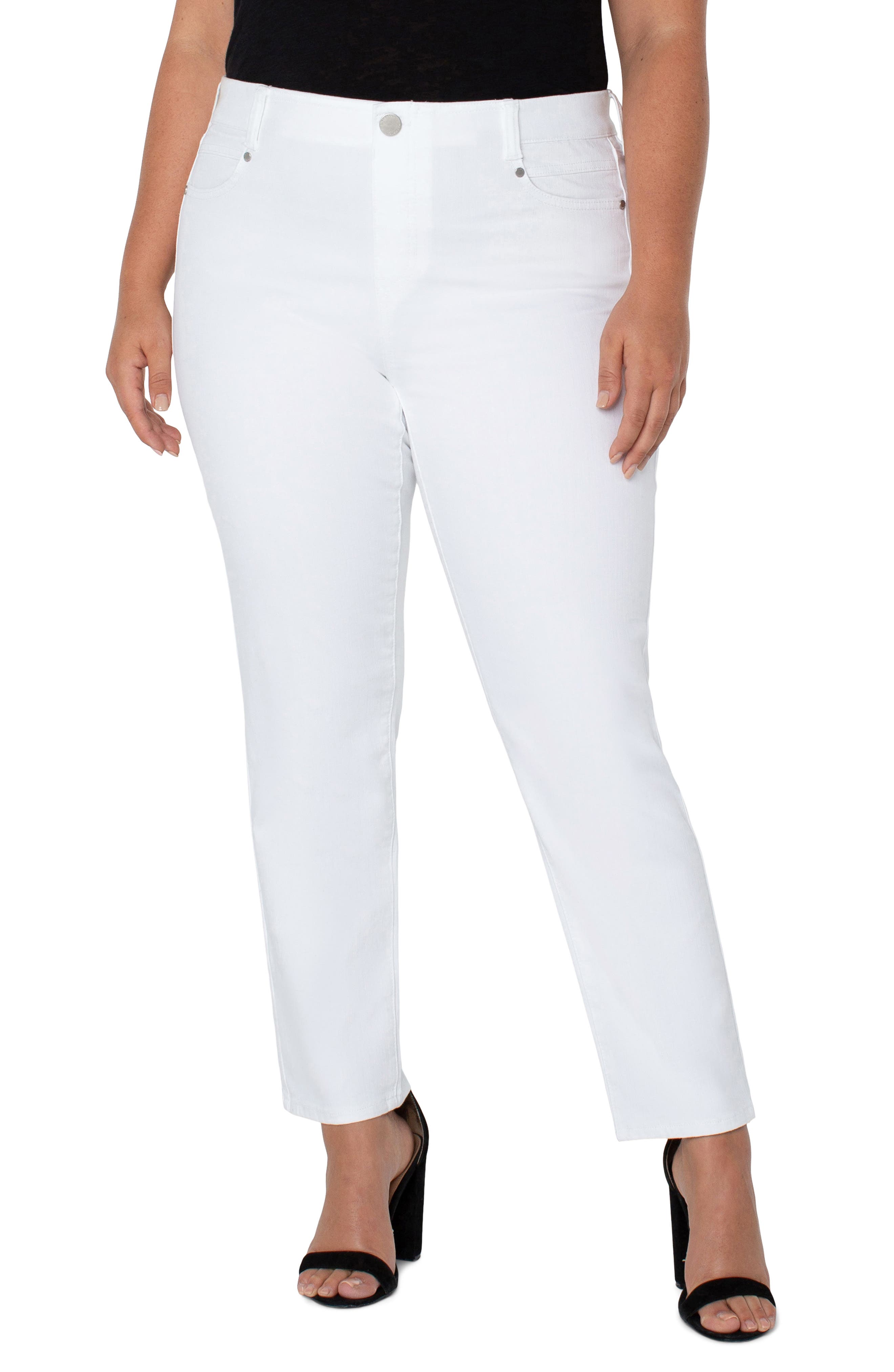 White Plus-Size Pants \u0026 Leggings 