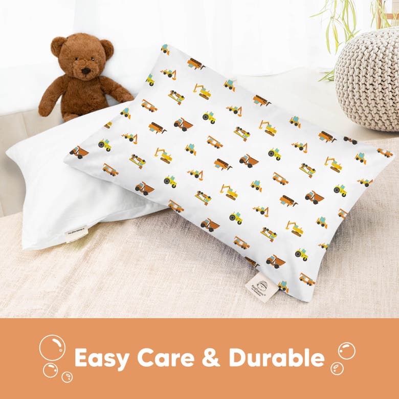 Keababies Printed Toddler Pillowcase 13x18" In Construction